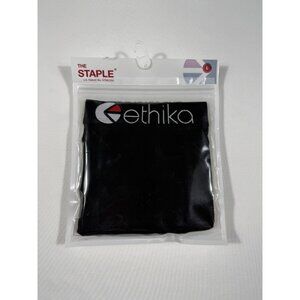 New Ethika The Staple Boxer Briefs Mens Size Large Black Stretch Underwear